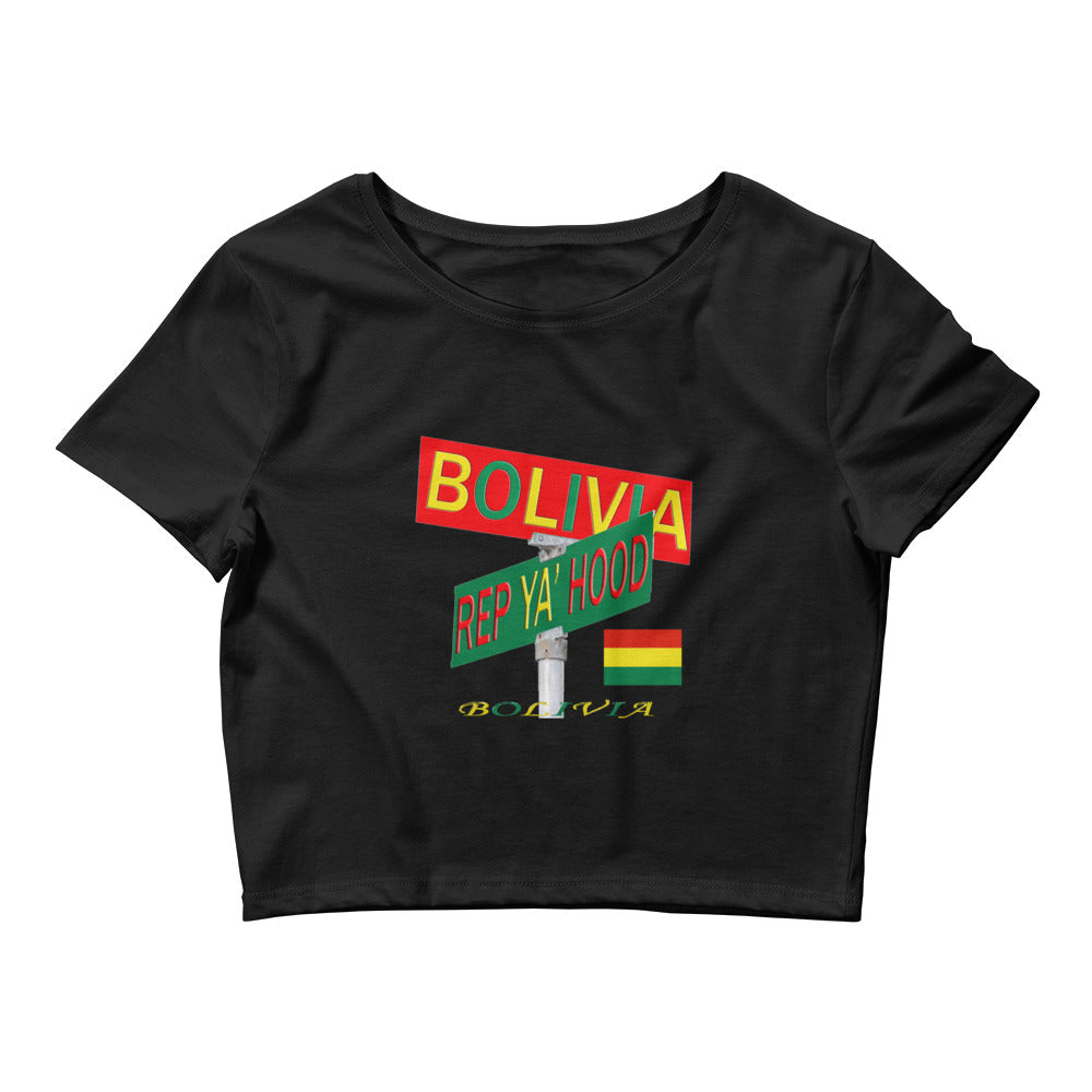 Bolivia Rep Ya Hood Baby Tee