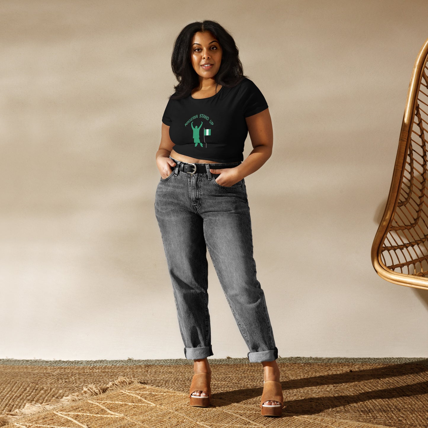 Nigeria Stand Up Baby Tee