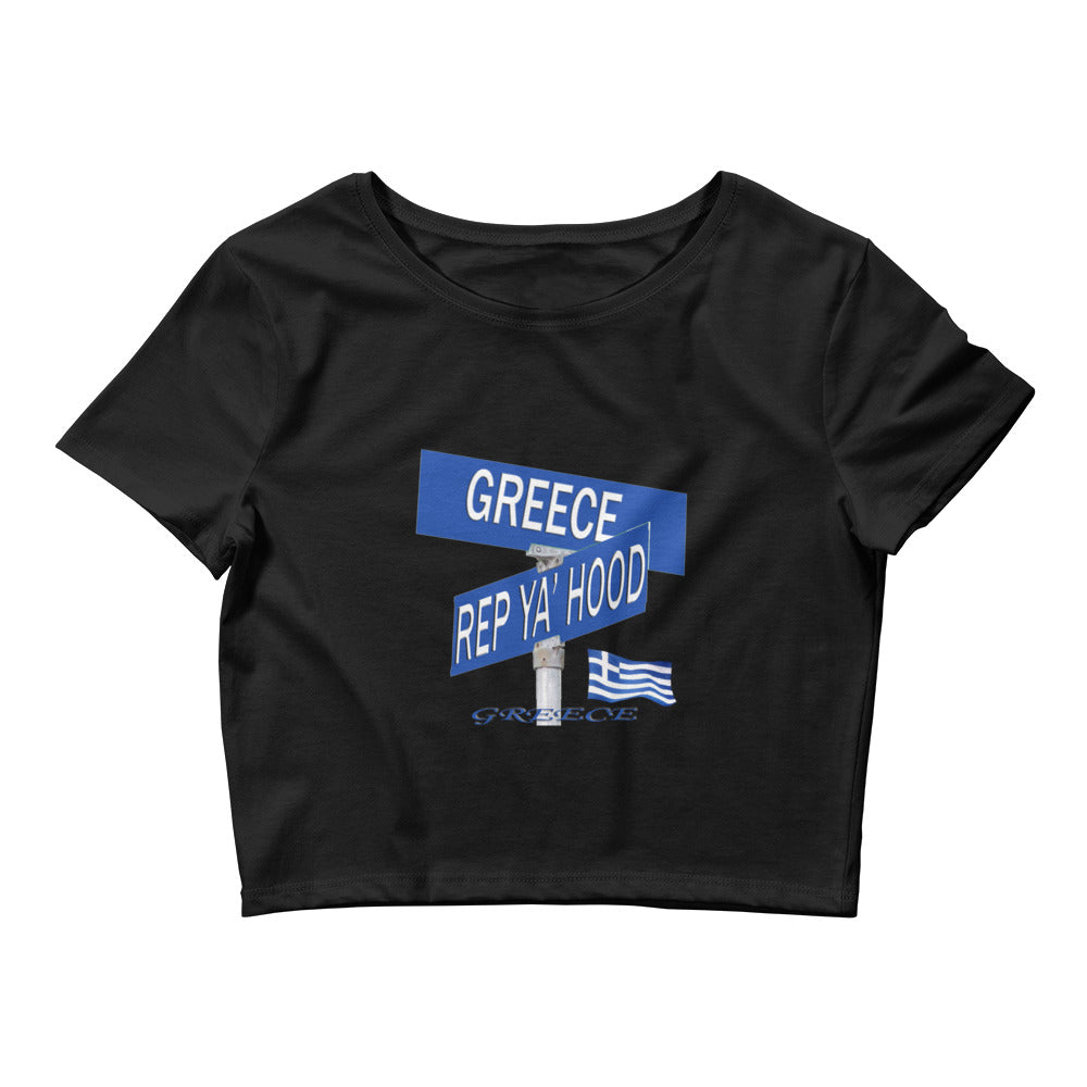 Greece Rep Ya Hood Baby Tee