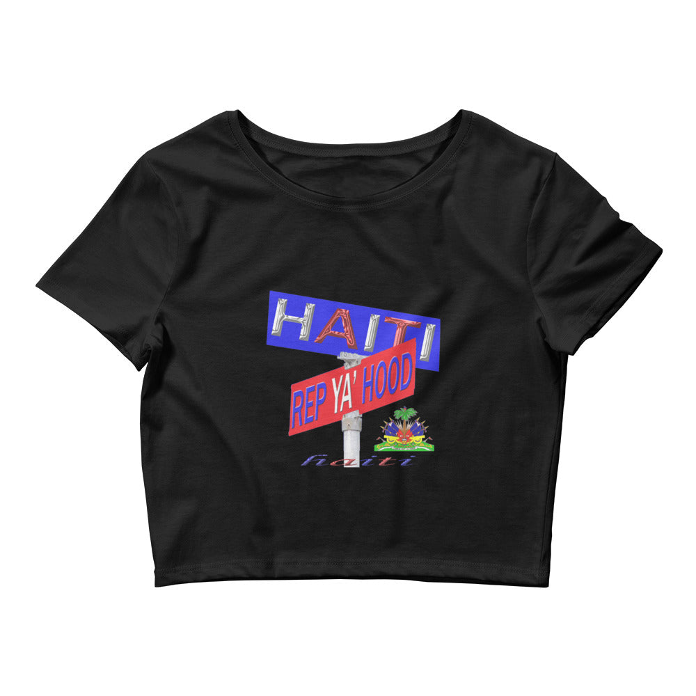 Haiti Rep Ya Hood Baby Tee