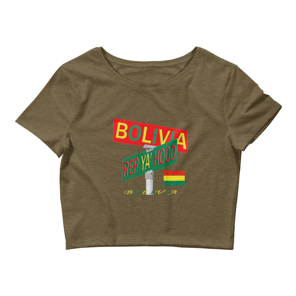 Bolivia Rep Ya Hood Baby Tee