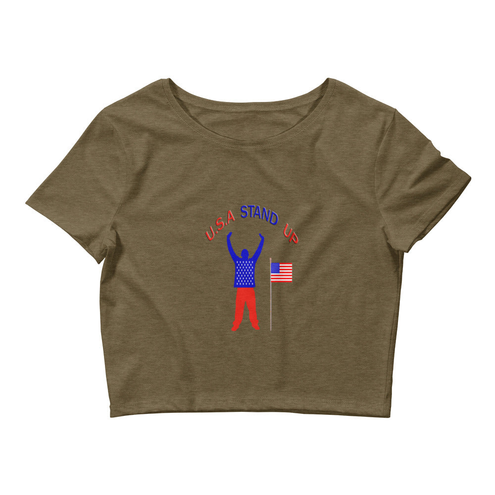 U.S.A. Stand Up Baby Tee