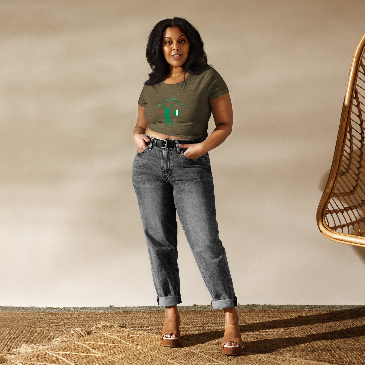 Nigeria Stand Up Baby Tee