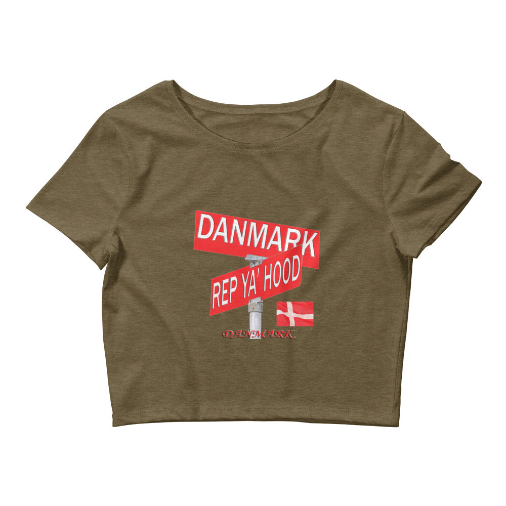 Danmark Rep Ya Hood Baby Tee