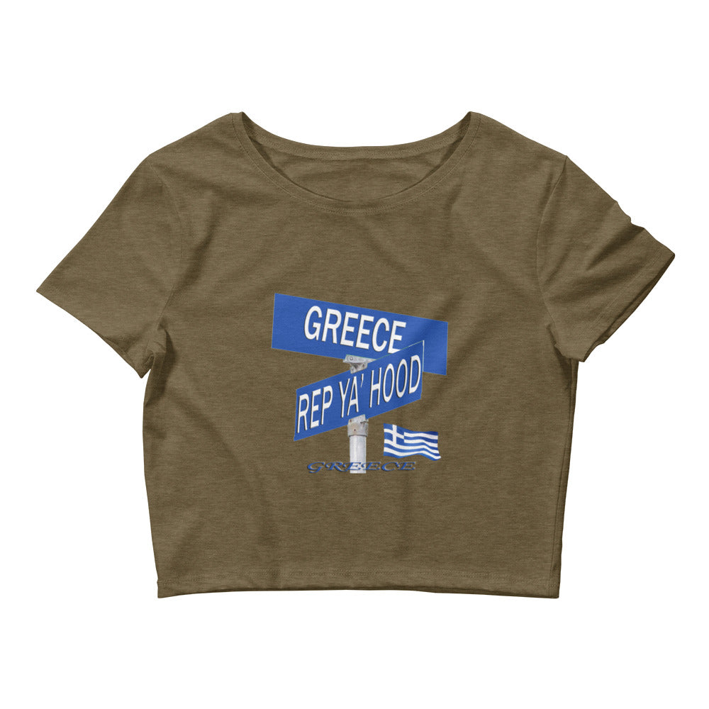 Greece Rep Ya Hood Baby Tee