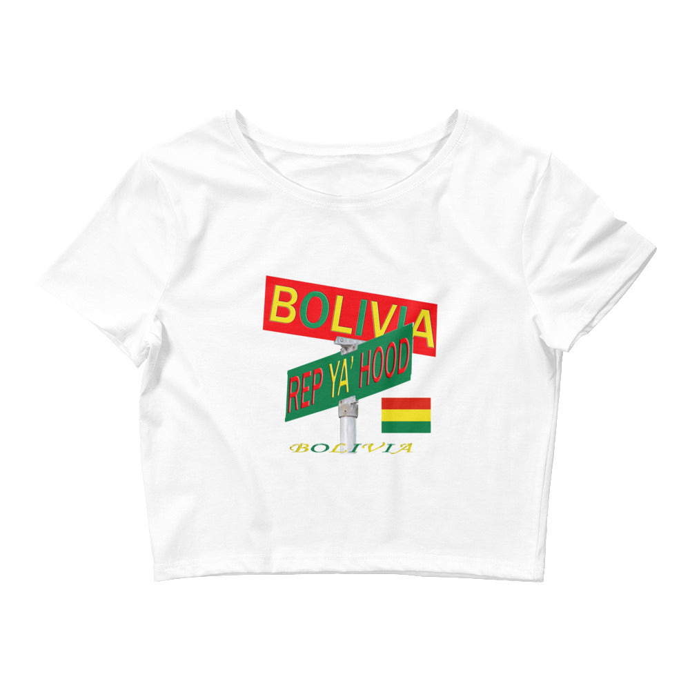 Bolivia Rep Ya Hood Baby Tee