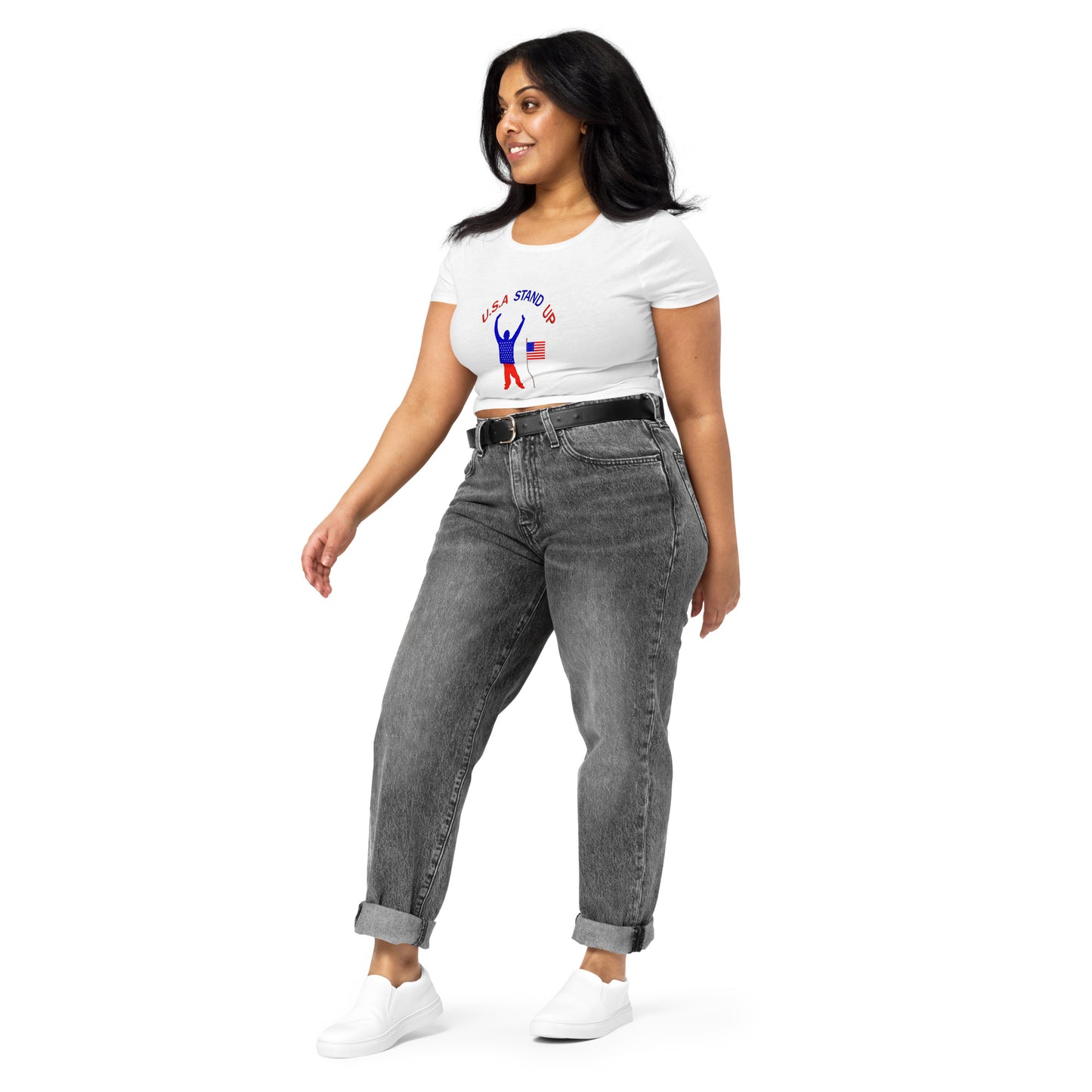 U.S.A. Stand Up Baby Tee