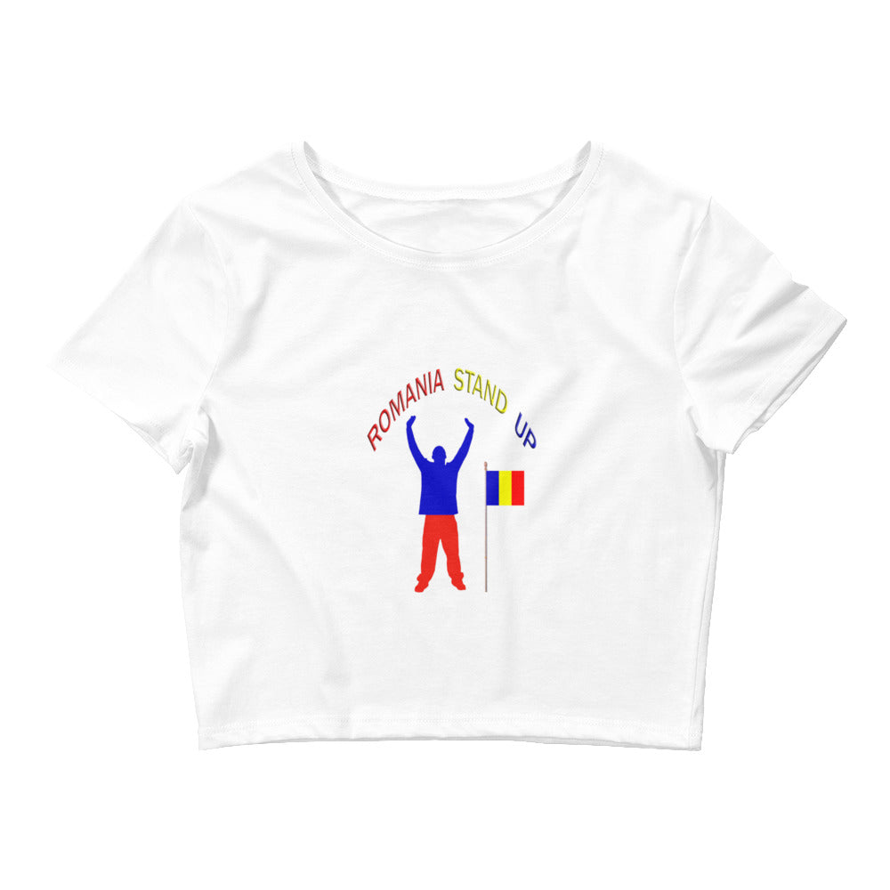 Romania Stand Up Baby Tee