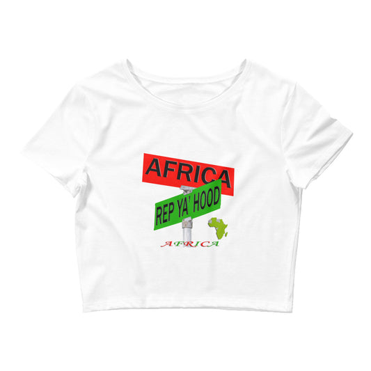 Africa Rep Ya Hood Baby Tee