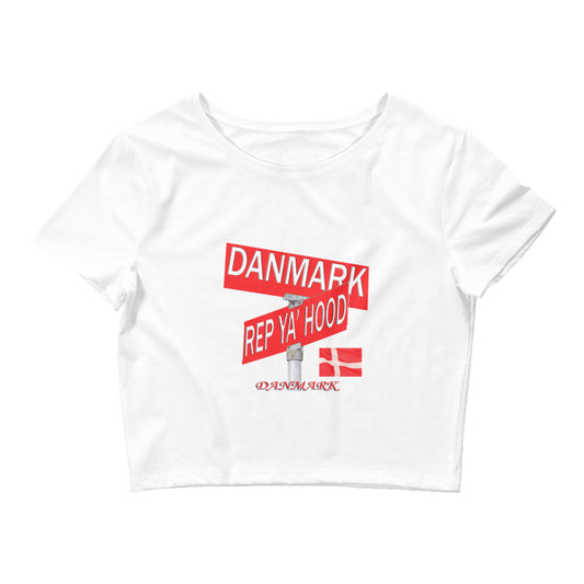 Danmark Rep Ya Hood Baby Tee