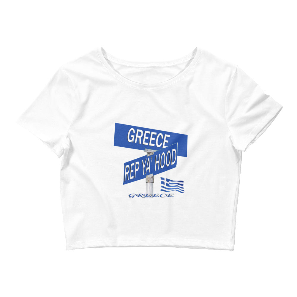 Greece Rep Ya Hood Baby Tee