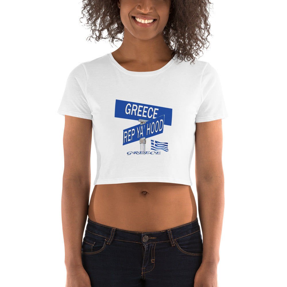 Greece Rep Ya Hood Baby Tee