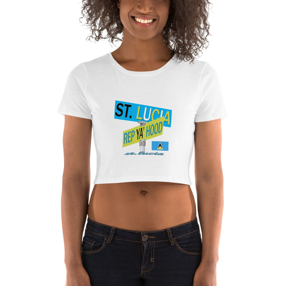 St. Lucia Rep Ya Hood Baby Tee