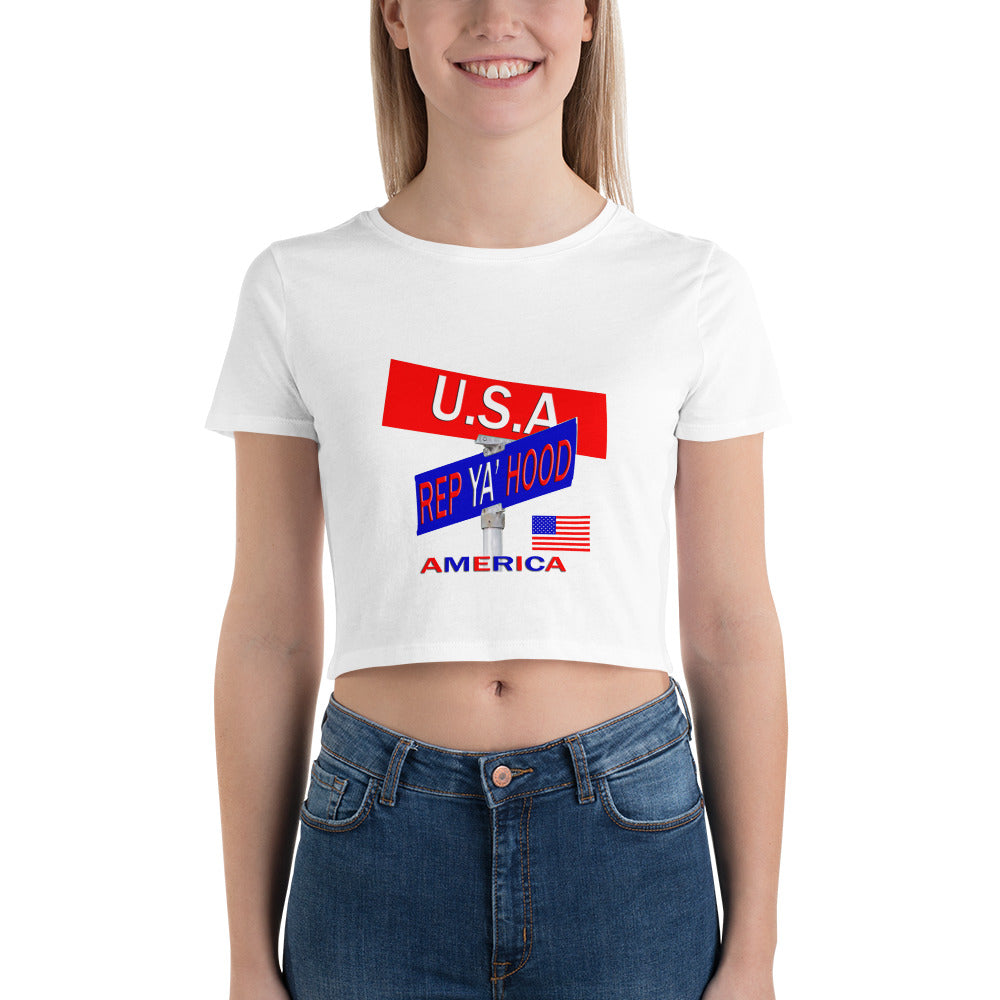 U.S.A. Rep Ya Hood Baby Tee